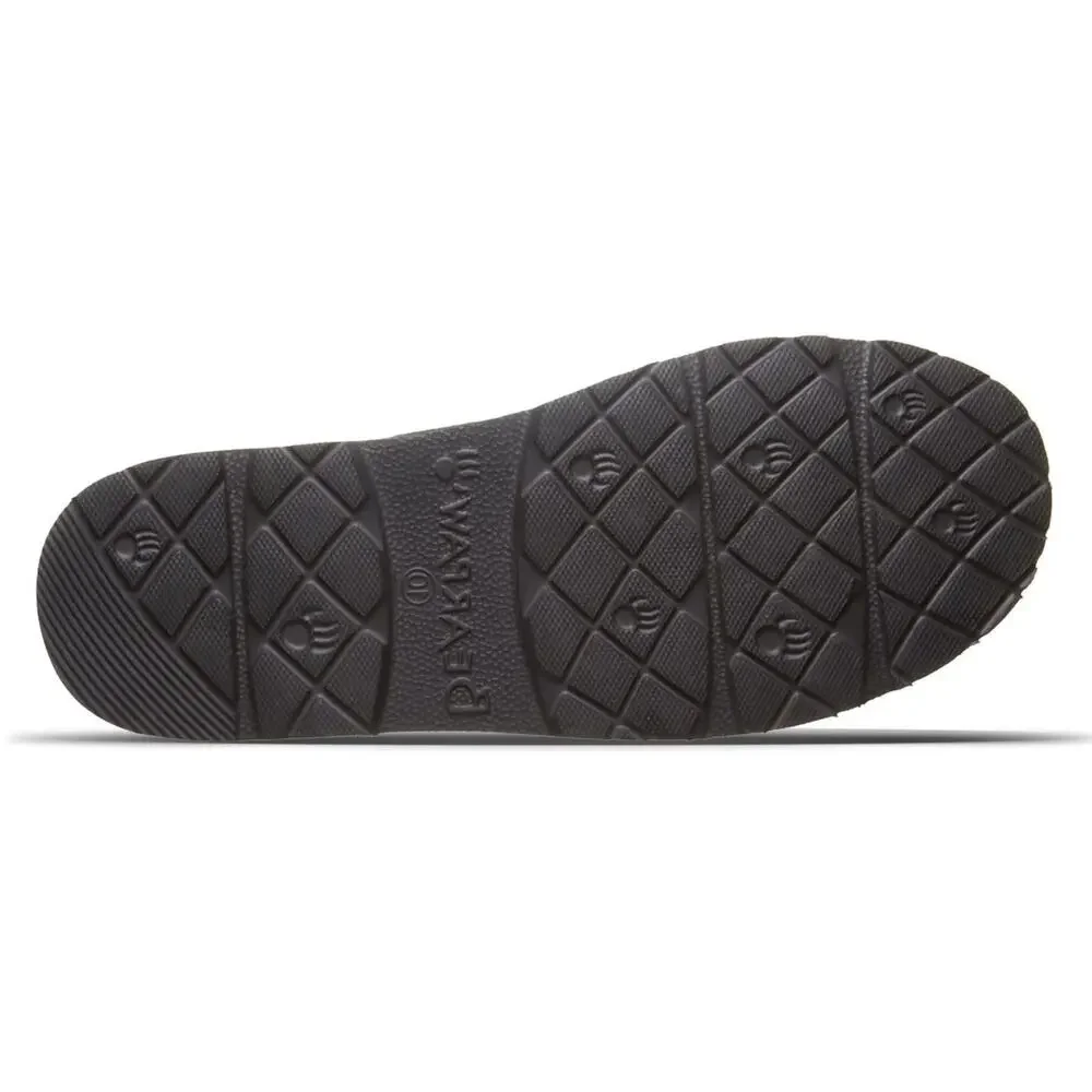 BEARPAW MEN'S BEAU SLIPPER, BLACK, 8.5 M